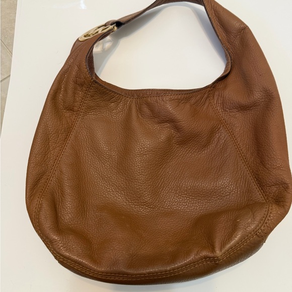 MICHAEL Michael Kors Tan Leather Hobo Bag with Pouch - Picture 3 of 16